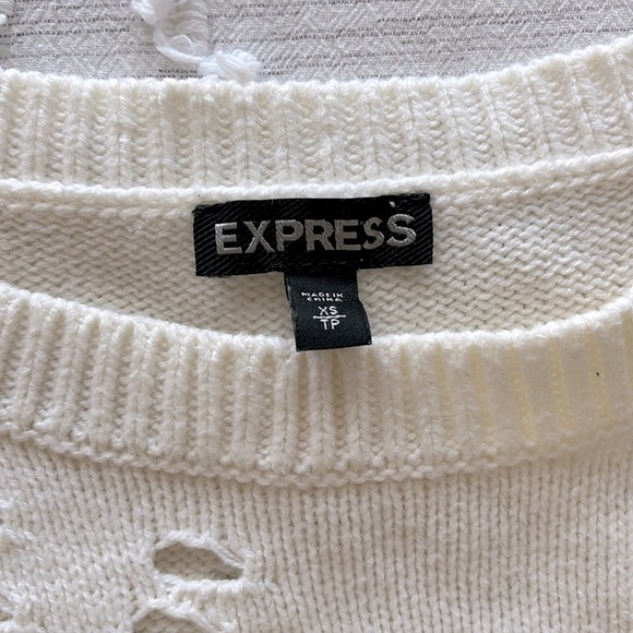 Express Distressed Sweater - Picture 3 of 3
